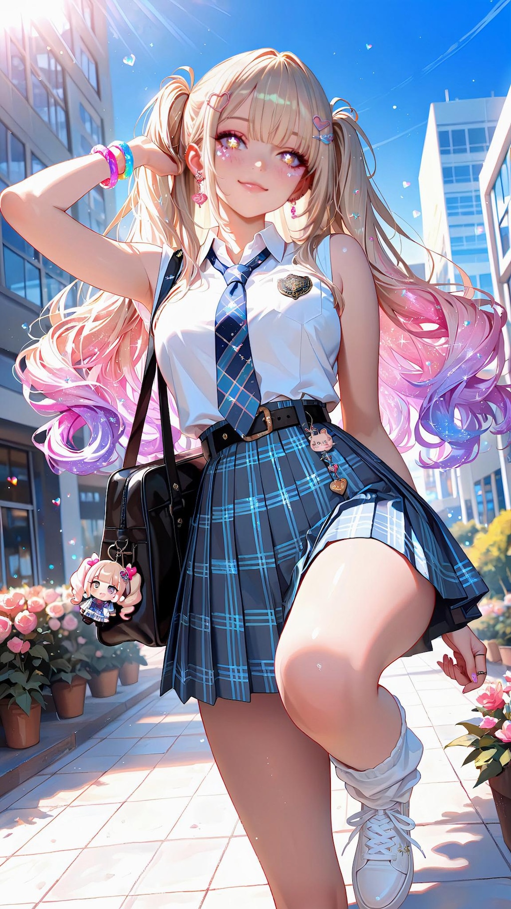 スリーブレス学園ギャル