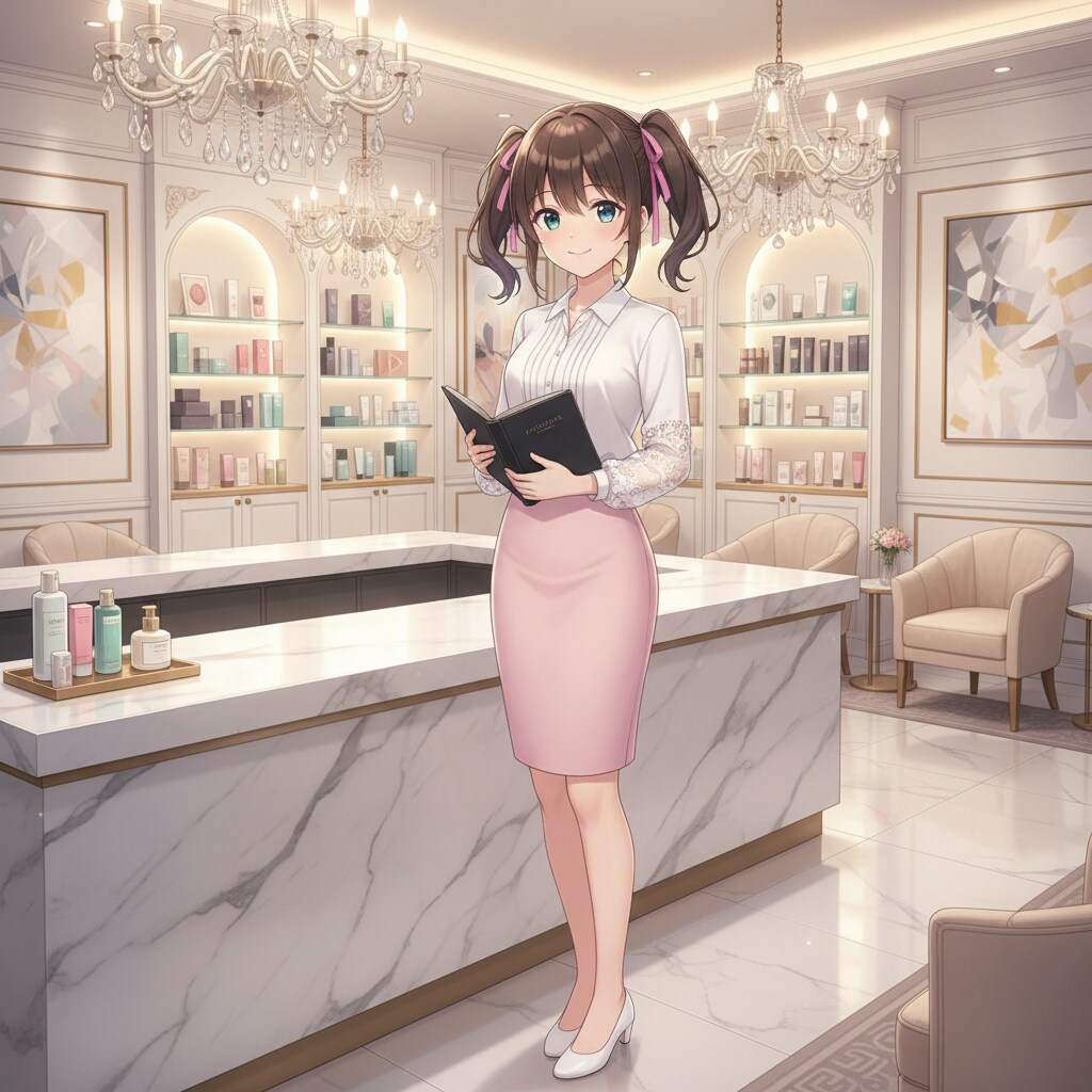 エステサロンの受付 | の人気AIイラスト・グラビア