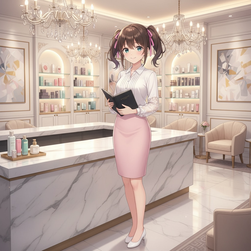 エステサロンの受付