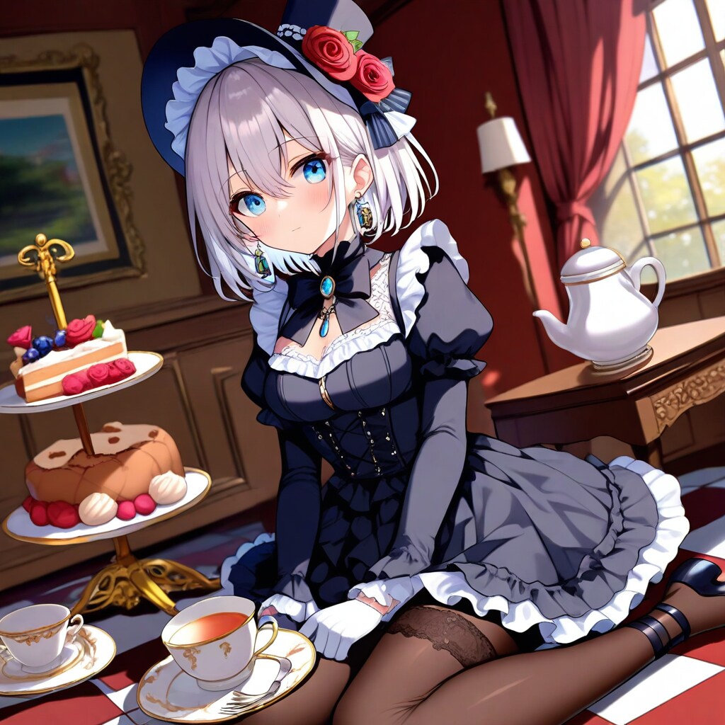 一緒にお茶しませんか？ | の人気AIイラスト・グラビア