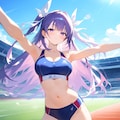 陸上セパユニの娘♪・・・ニーハイで 6枚目