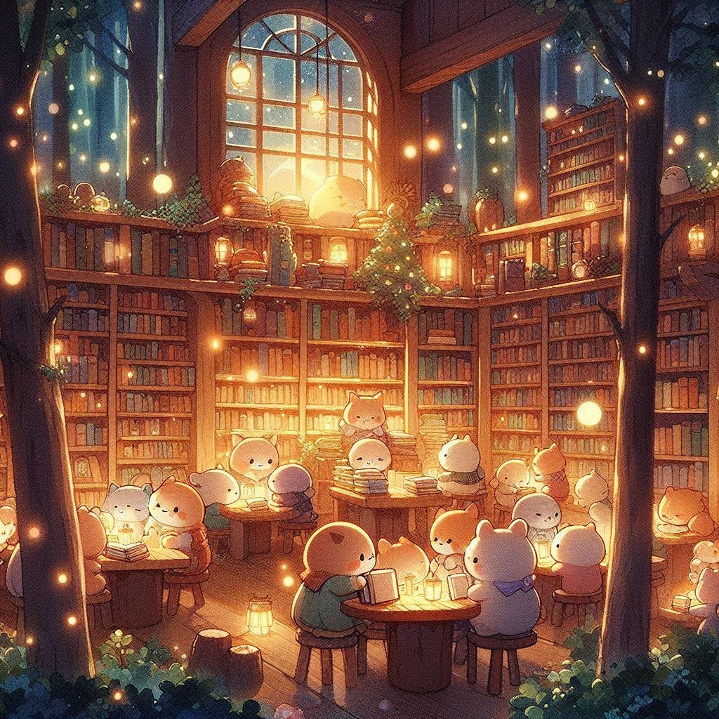 森の中の図書館