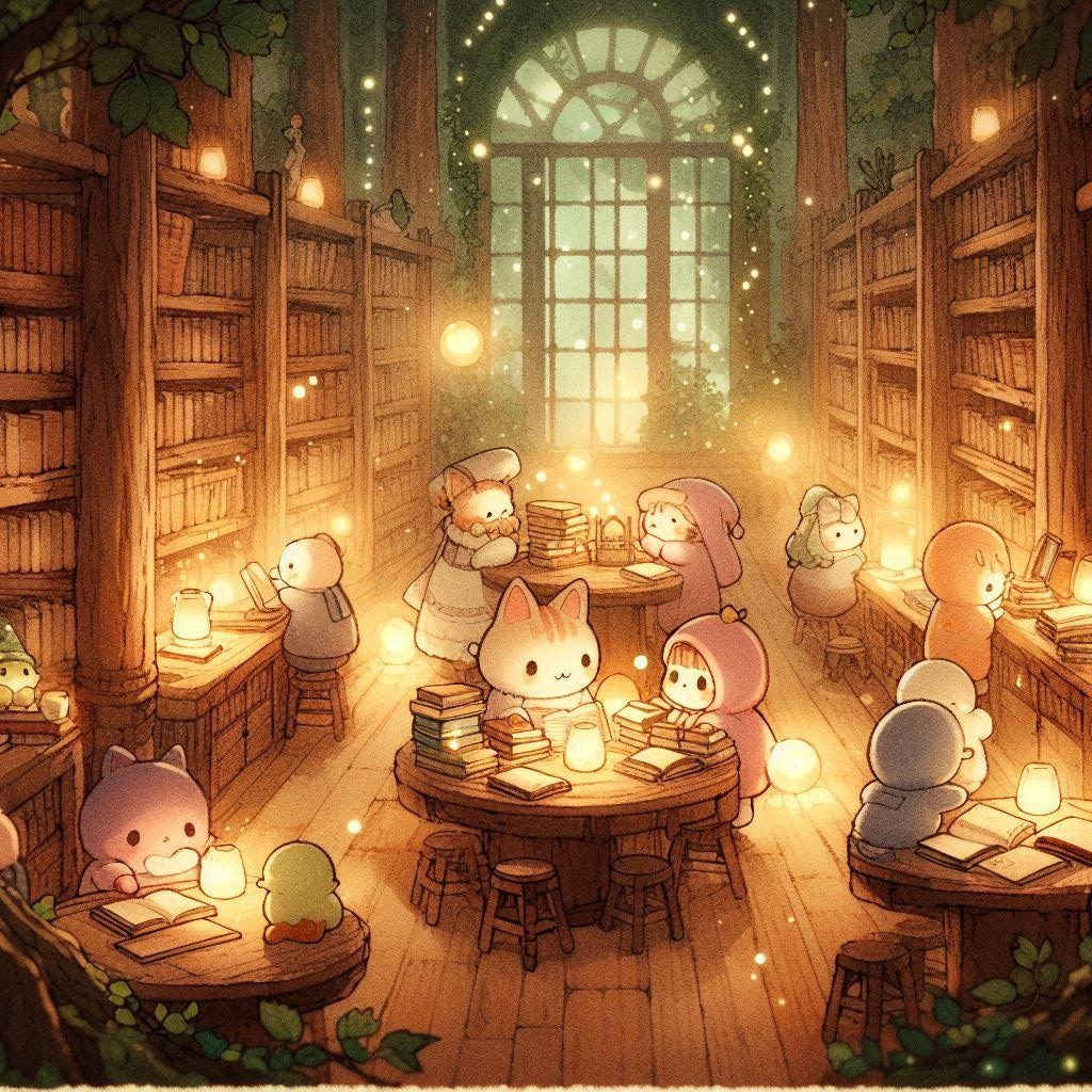 森の中の図書館