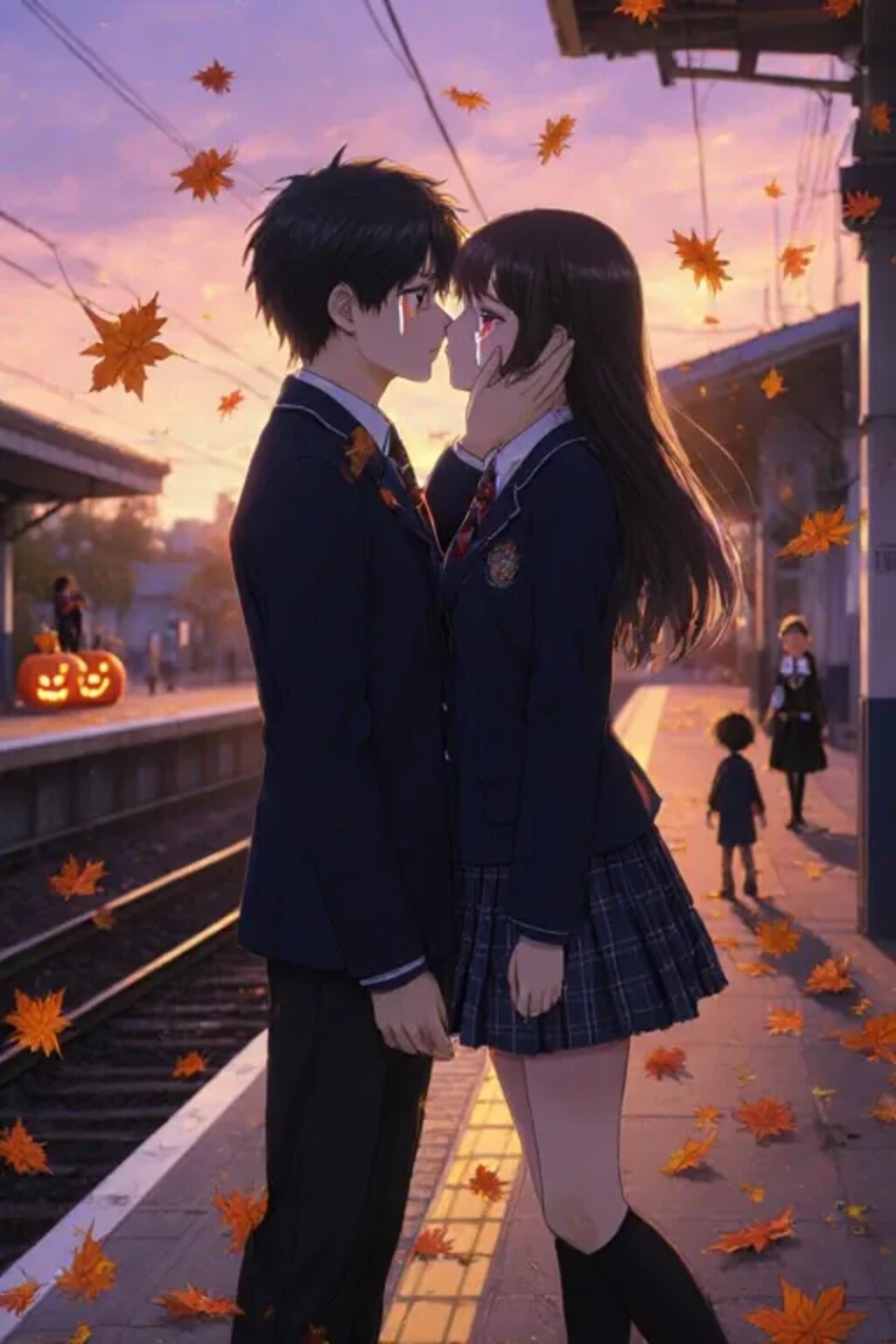 ハロウィンの夜に交わす最後のキスを