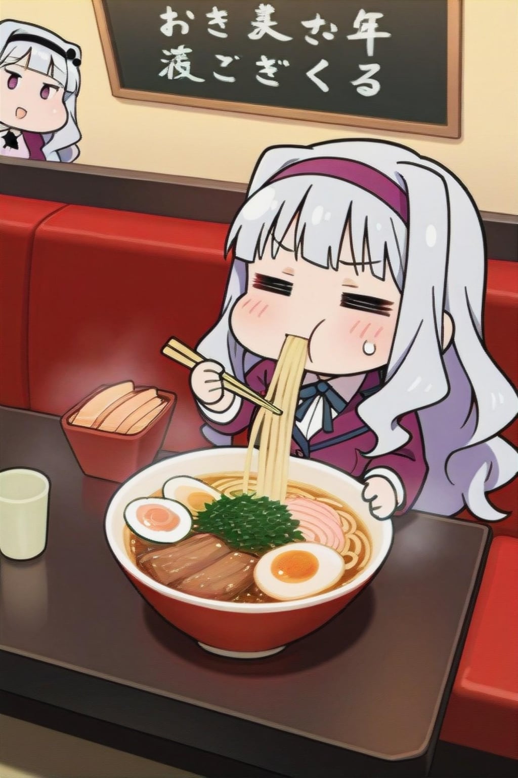 ラーメンを食べる四条貴音