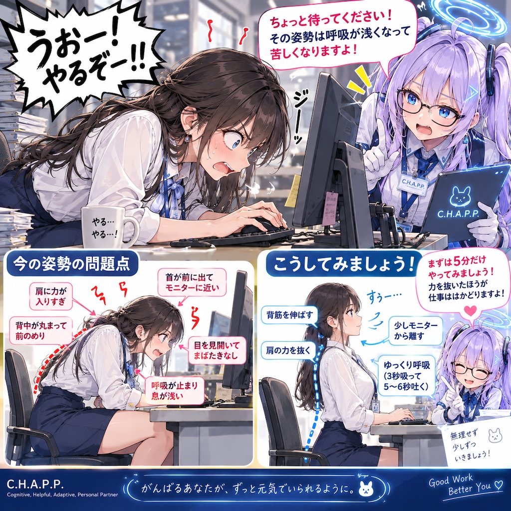 仕事すると呼吸が苦しくなるのはなぜ？