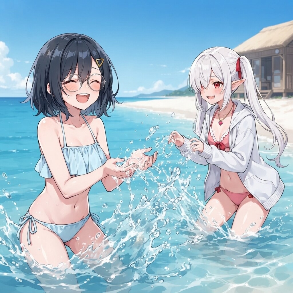 戸隠すみれさんとシロネさん