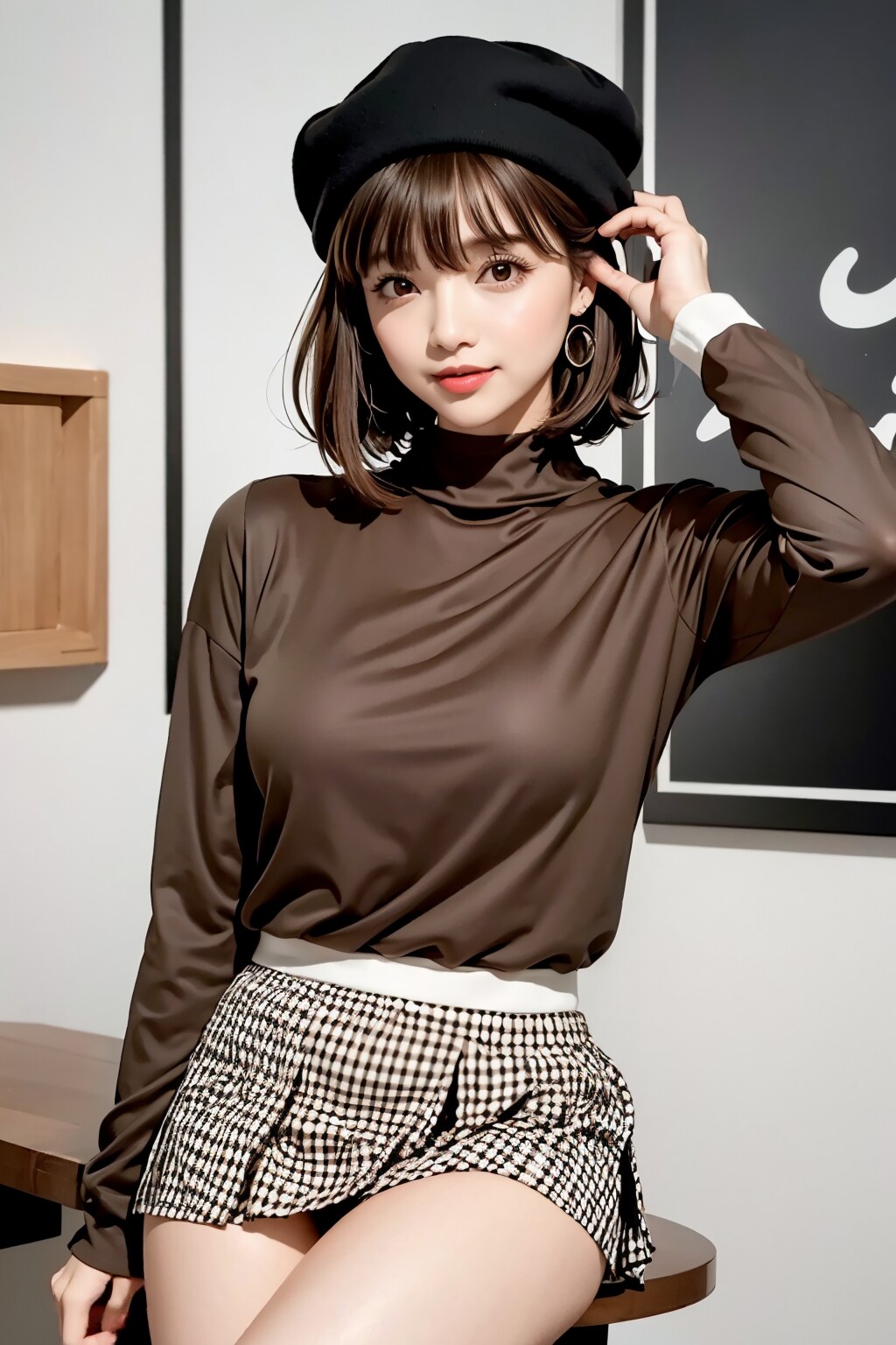 帽子・ミニスカの れなちゃん