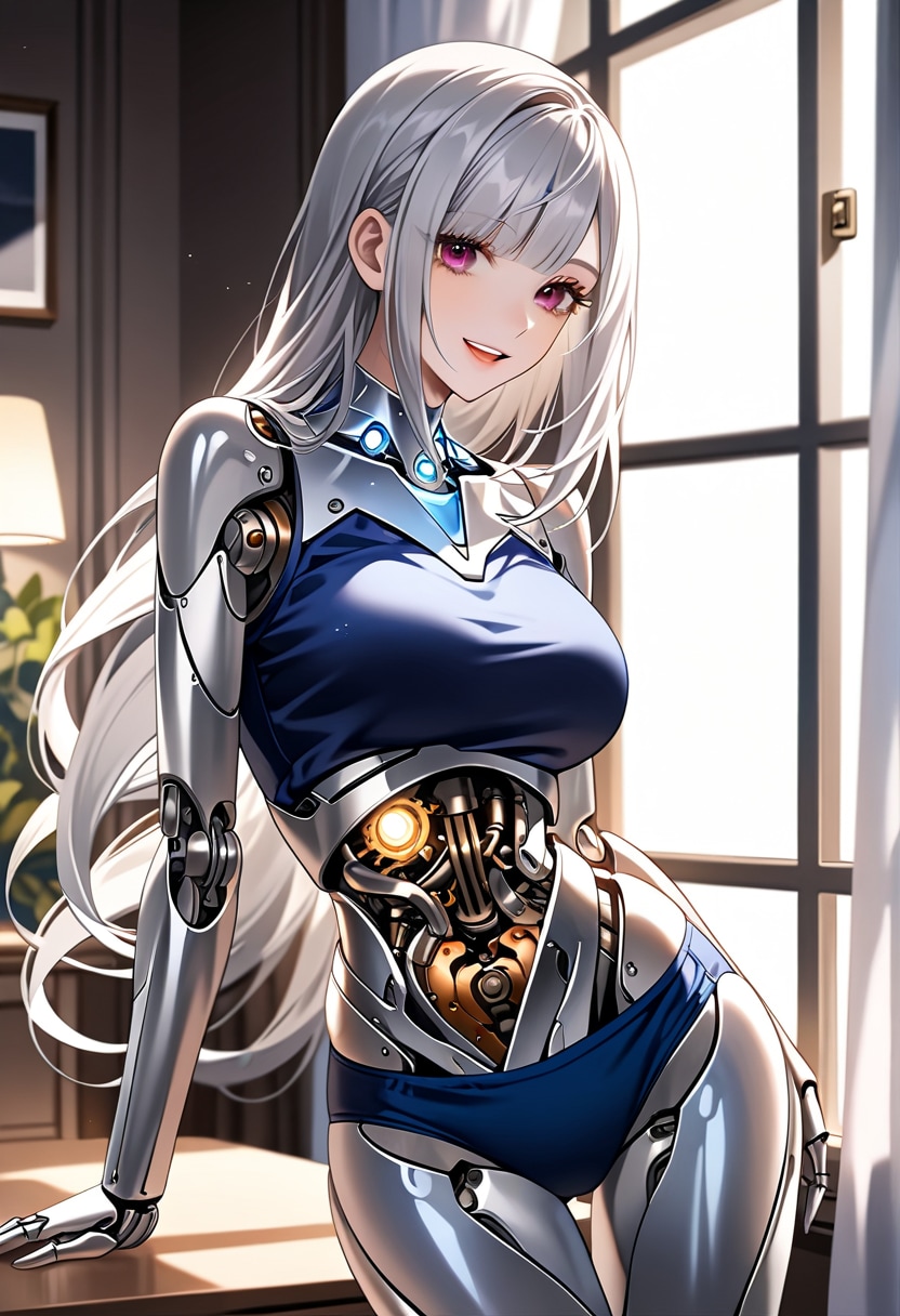 ブルマを履いたメカ子 | の人気AIイラスト・グラビア