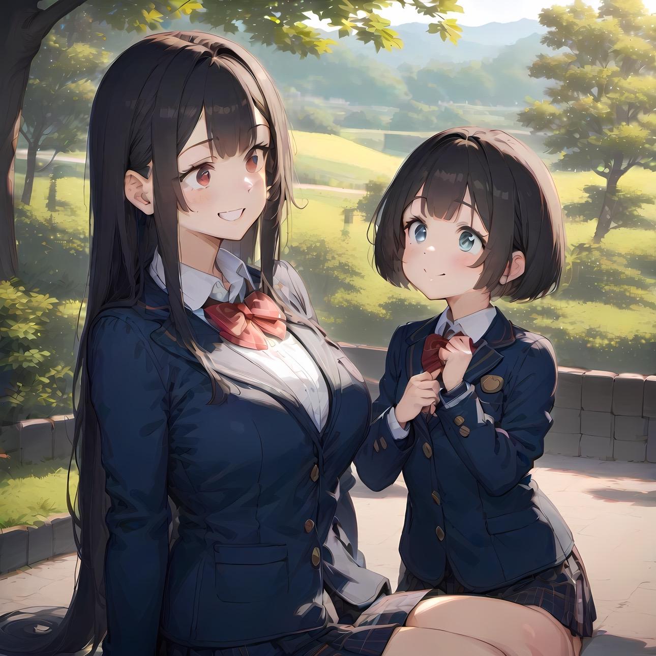 田舎の素朴な女学生 | の人気AIイラスト・グラビア