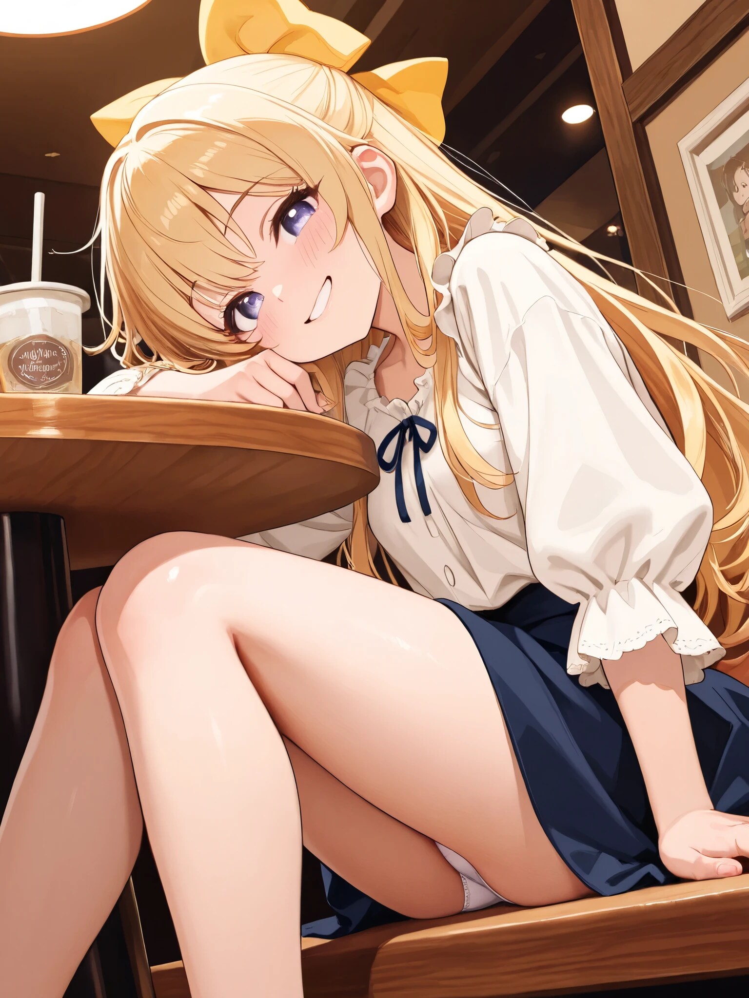 おにーさん、見えちゃったー♪
