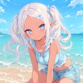 海辺のメスガキダークエルフ 9枚目