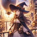 飛行船と魔法少女 ／ スチームパンク 12枚目
