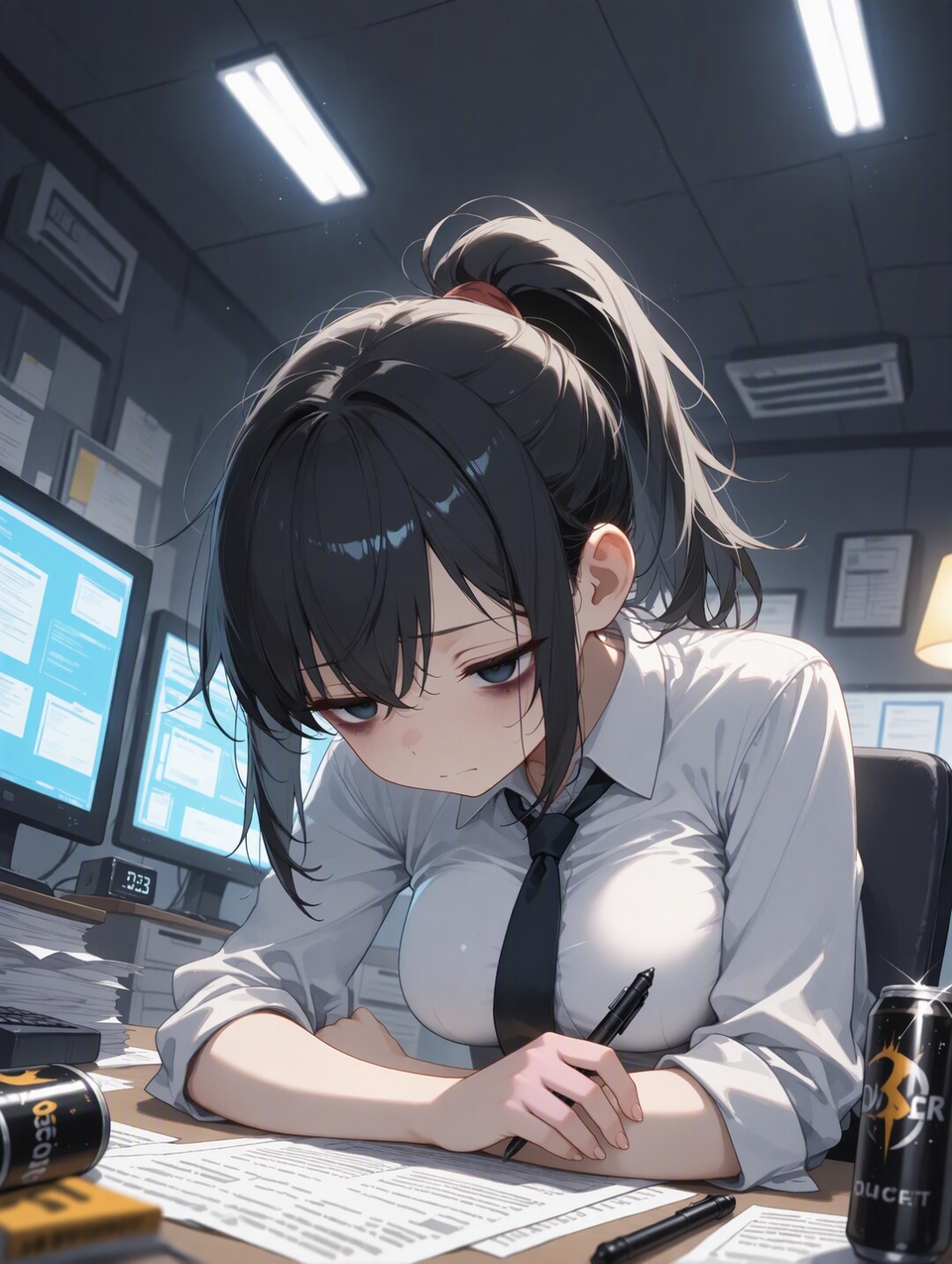 限界社員 | の人気AIイラスト・グラビア