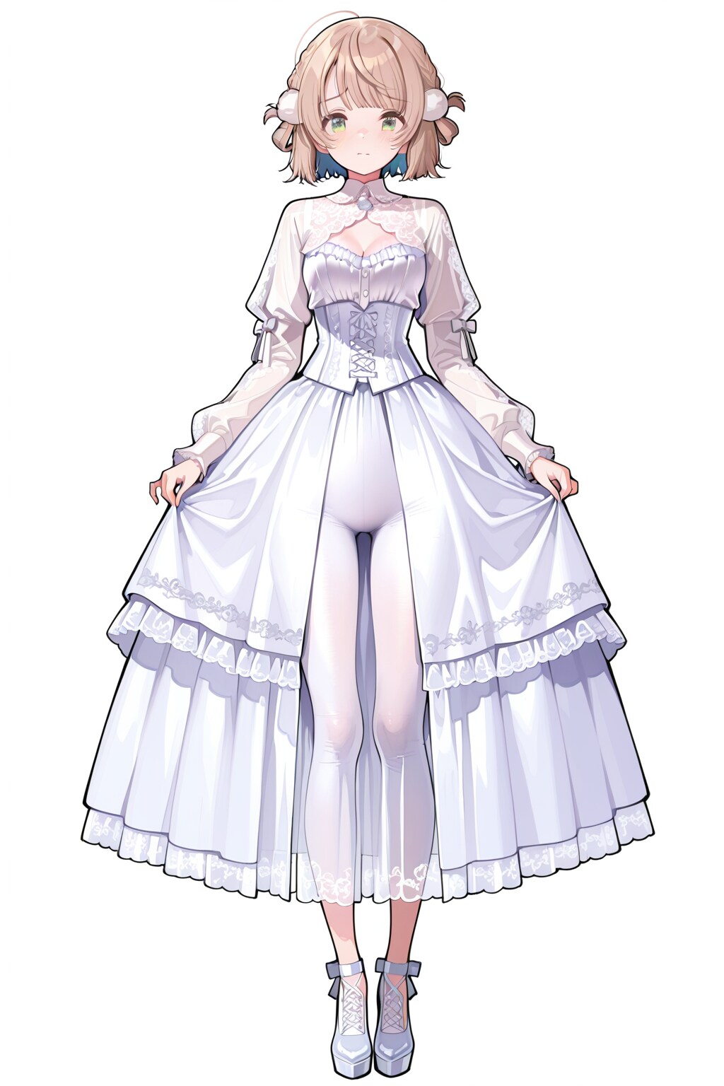 Why is her dress like this? | の人気AIイラスト・グラビア
