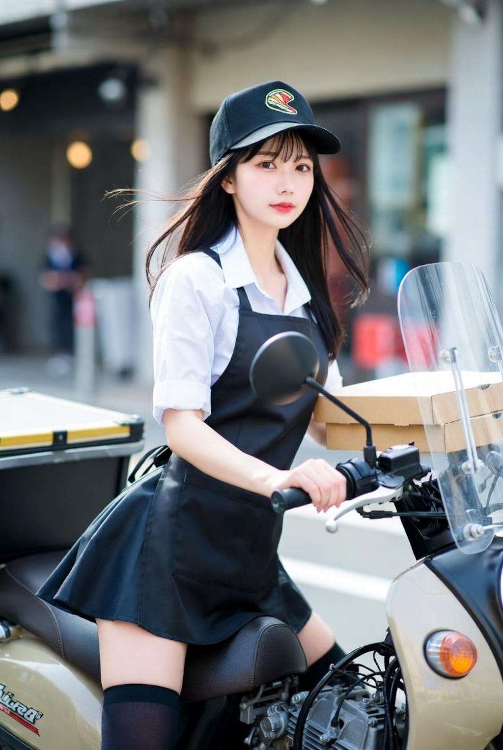 ピザ運ぶよー！