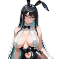 乳カーテンのバニー 2枚目