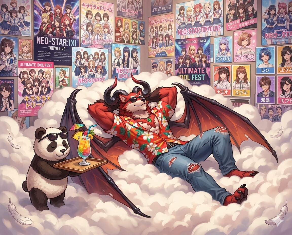 【リレー】オフの日の隠れ家 | の人気AIイラスト・グラビア