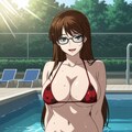 岡田ユリコ×ポルカドットビキニ 4枚目