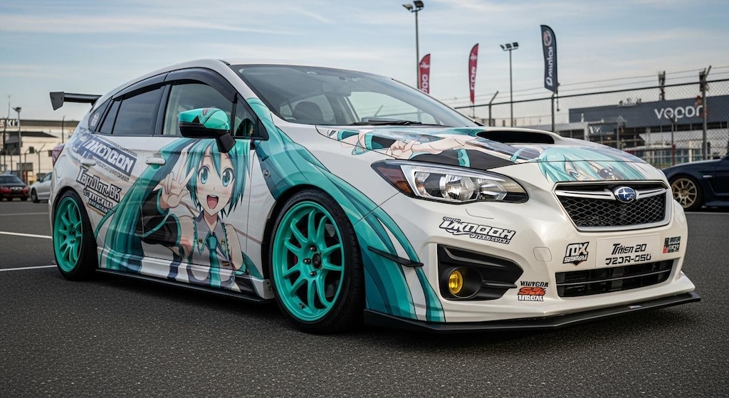 インプレッサ初音ミク痛車