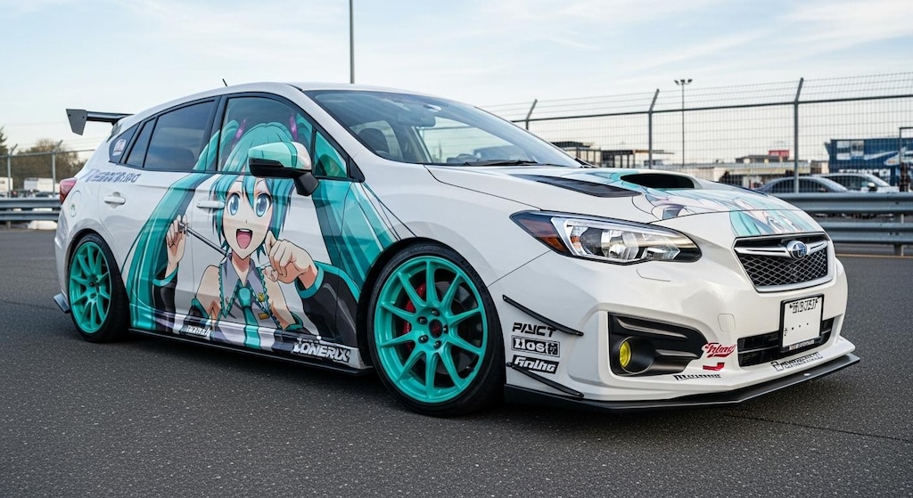 インプレッサ初音ミク痛車