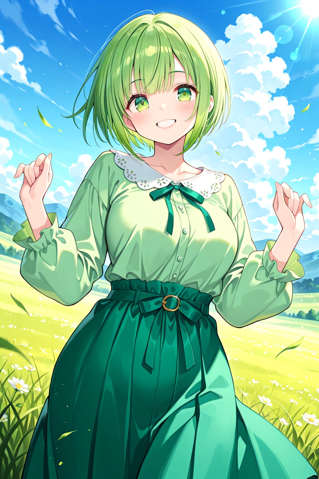 みどりの日だったので
