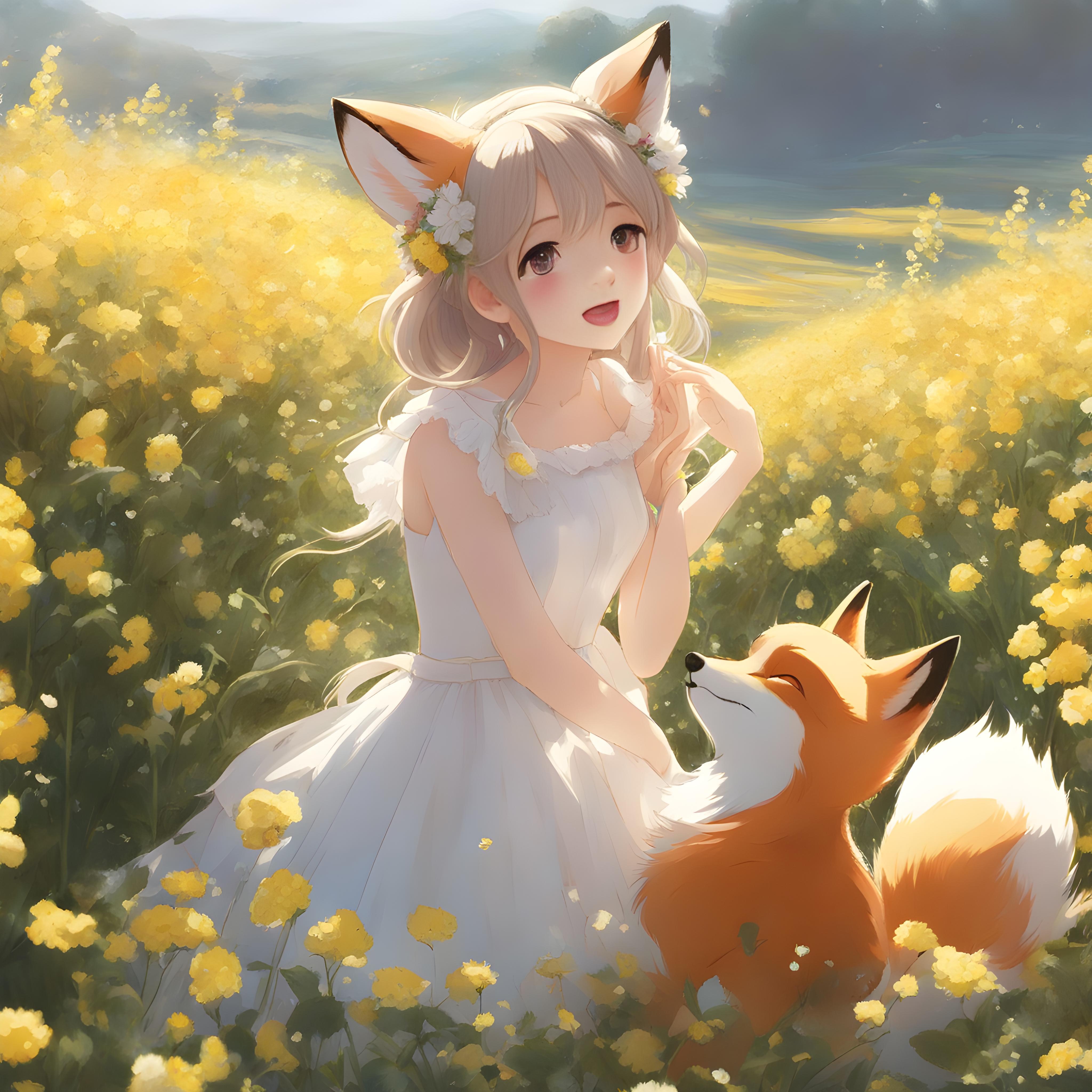 里山を訪れる○んぎつね(きつねっ娘より)