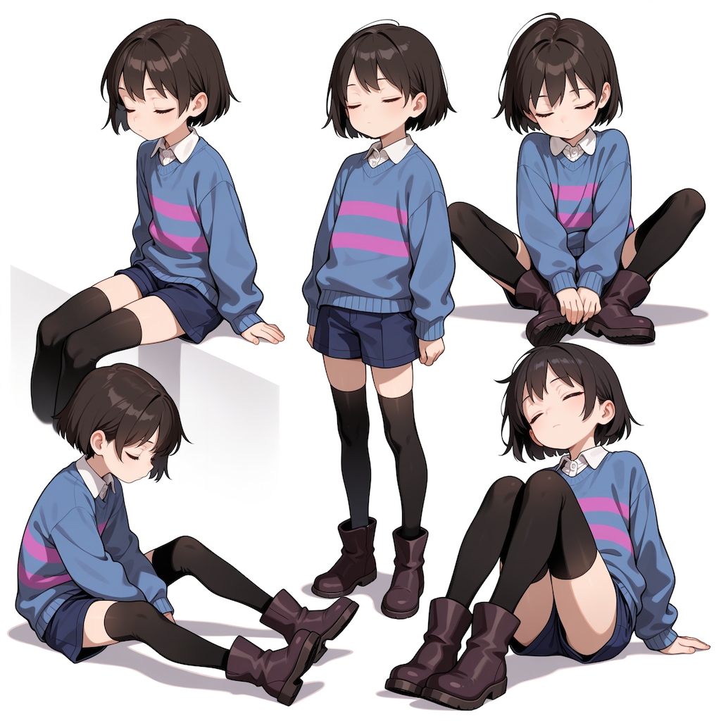 ニーソックスのフリスクつめ