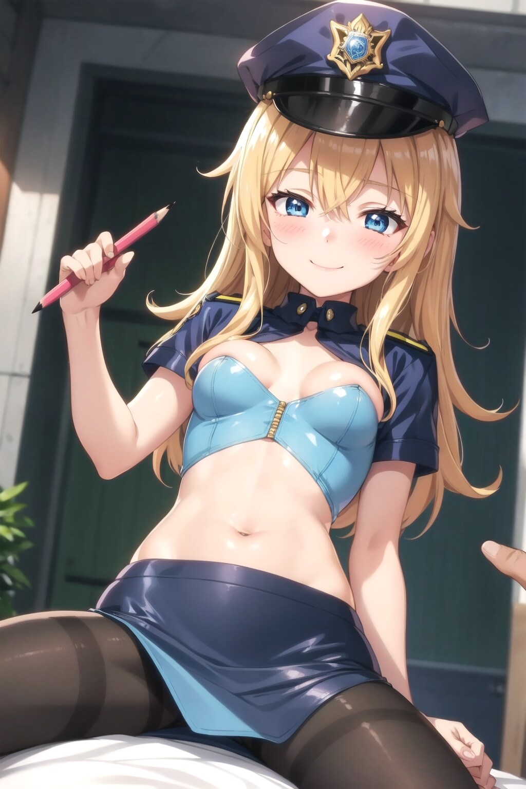 お兄ちゃん、逮捕〜♡