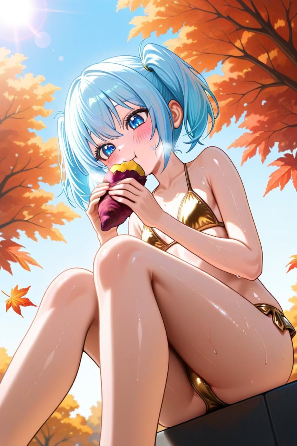 暗殺教室　潮田渚　ビキニ