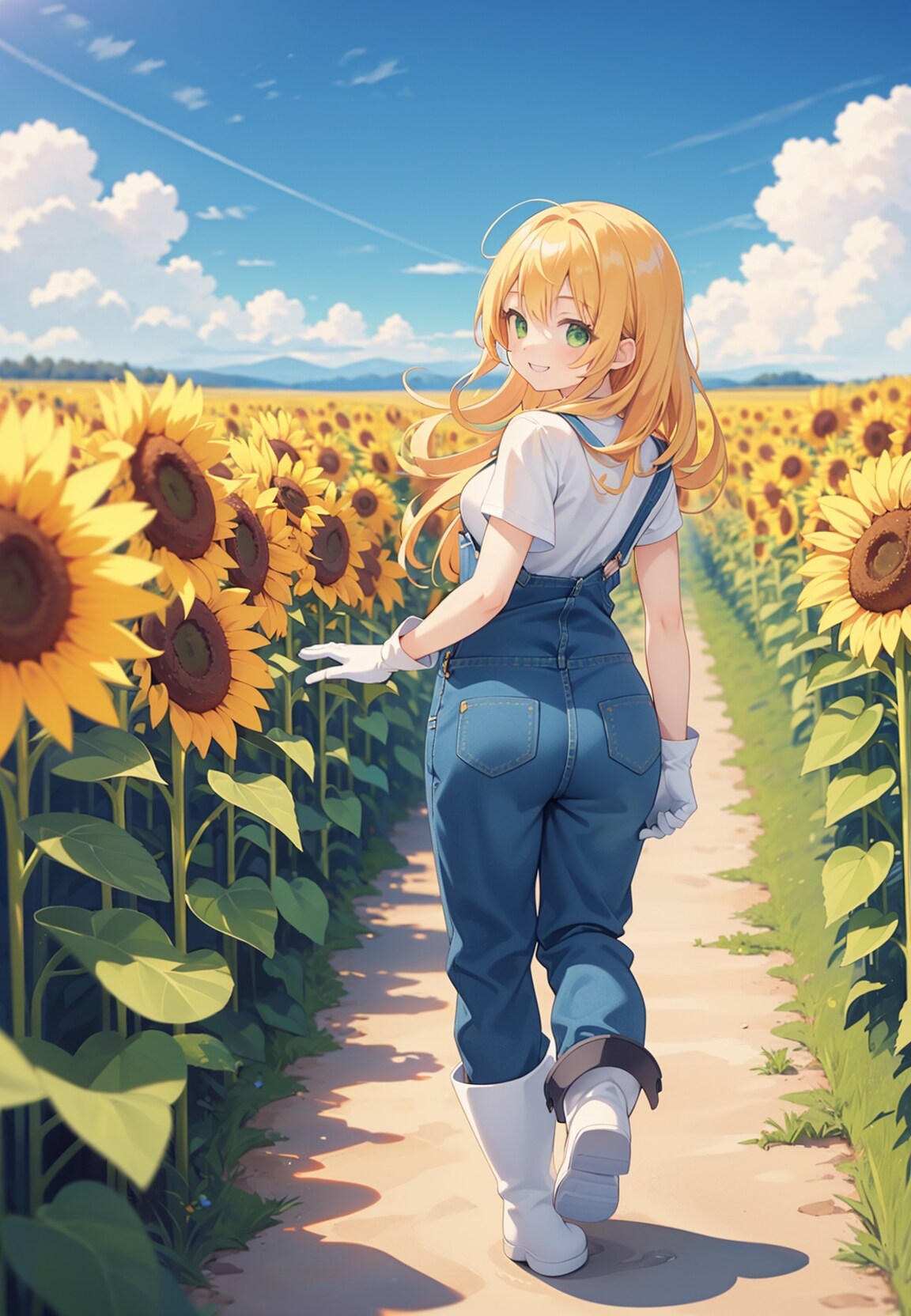 農業体験の軍手女子 | の人気AIイラスト・グラビア