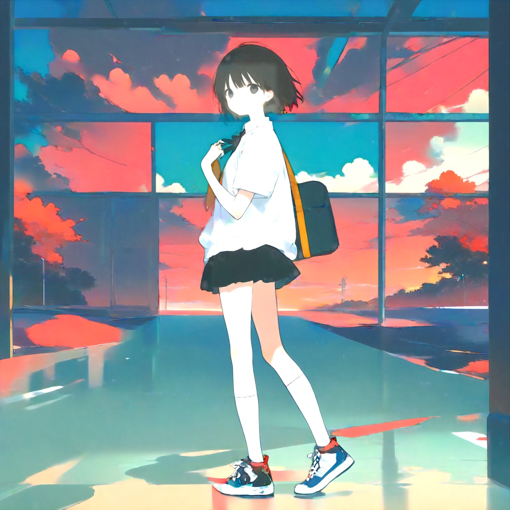 夕焼け帰り道