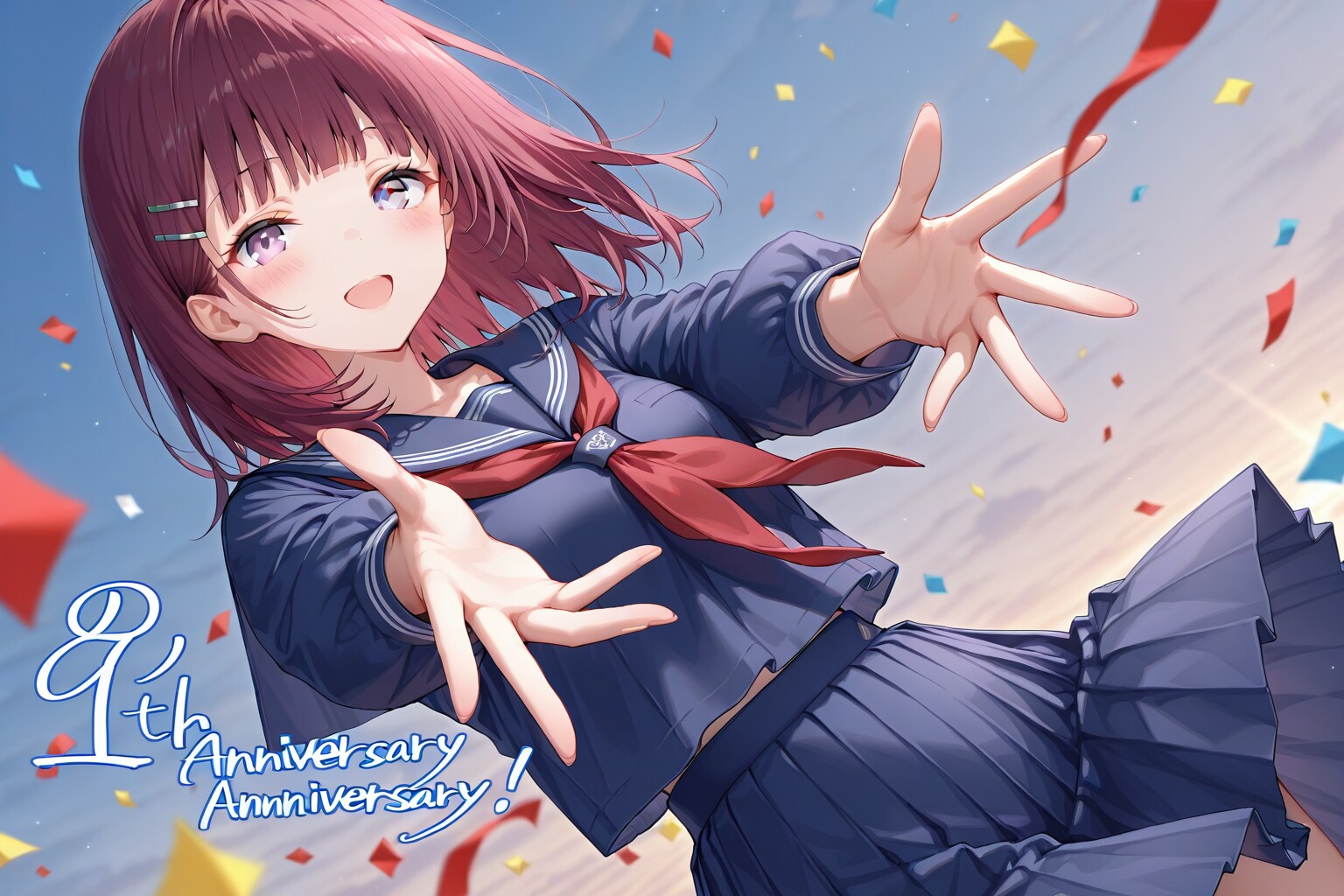 ちちぷい３周年おめでとうございます💖🥳🎉🎊✨ | の人気AIイラスト・グラビア