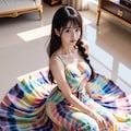 サマードレス～朝顔 3枚目