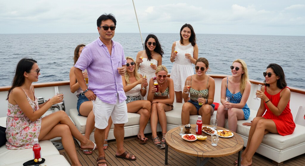 船上パーティー