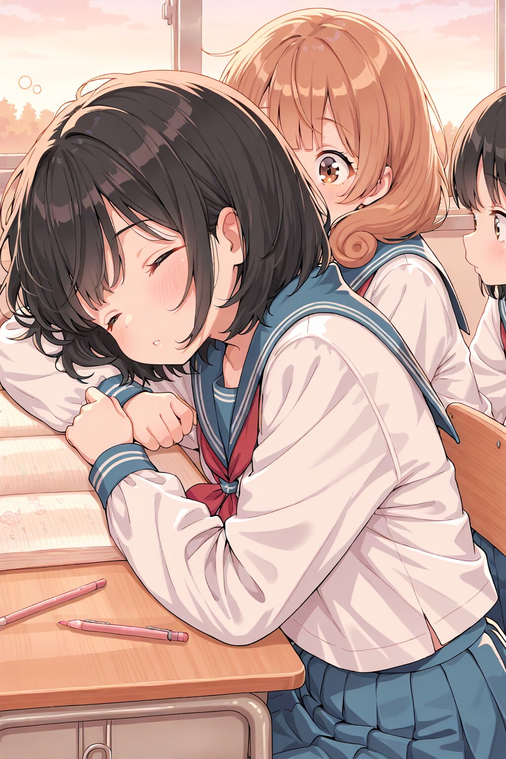 熟睡してる！！