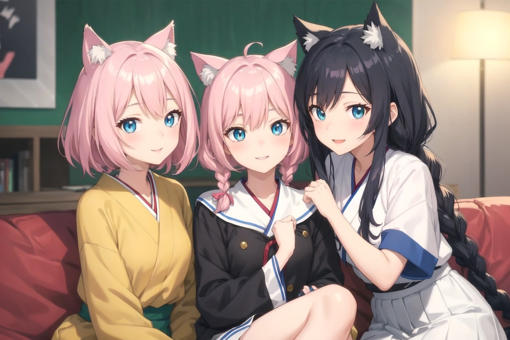 夜のリビング三重奏