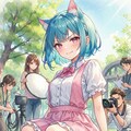 撮影は度胸🩵 2枚目