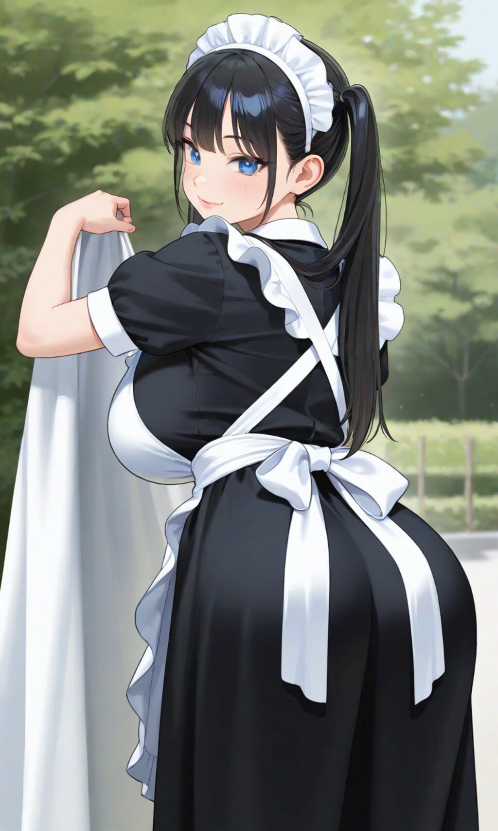 これ干したらそちらに行きますから、ちょっと待っててくださいね