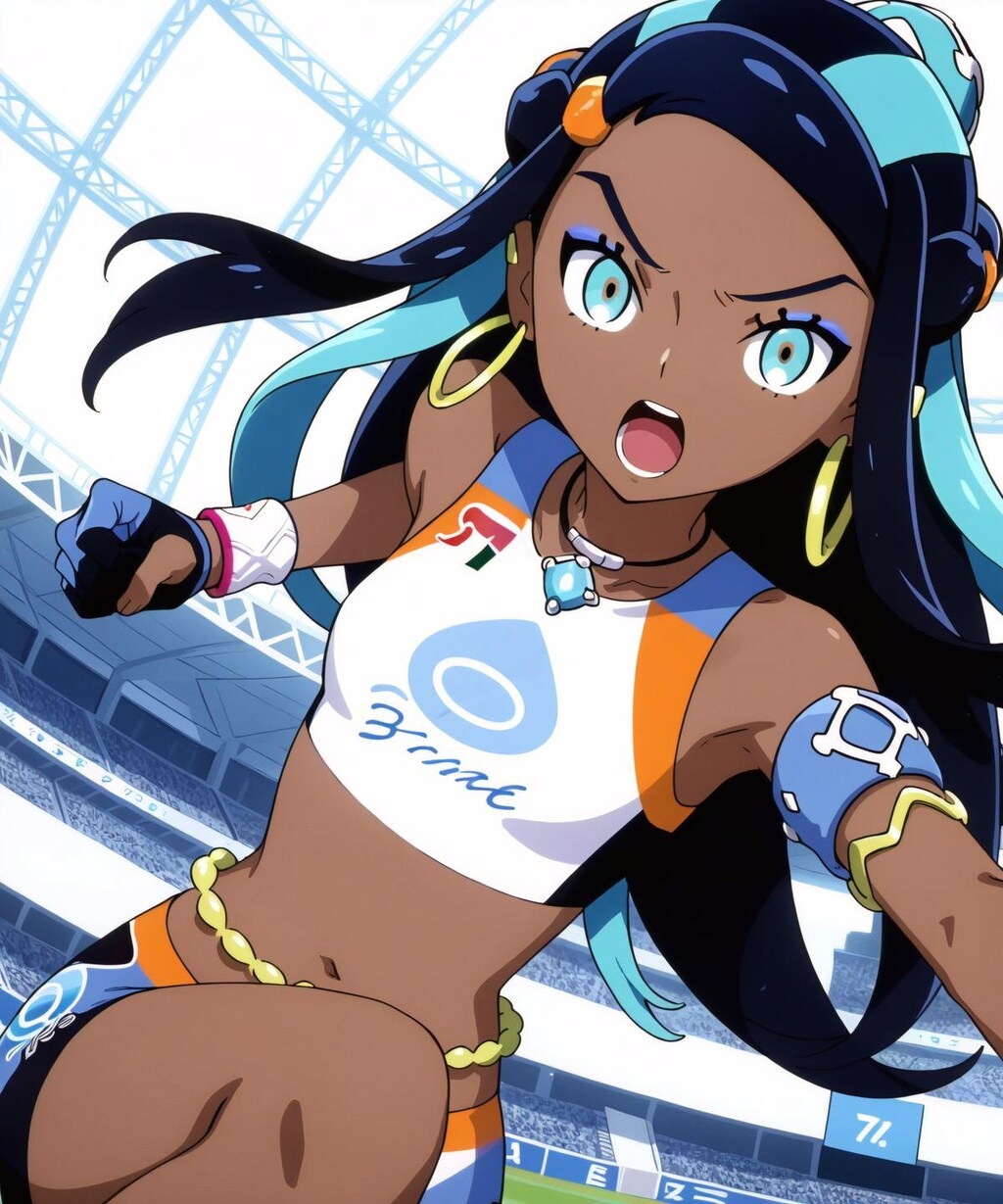 攻撃を仕掛けるが腕を取られてしまうルリナ