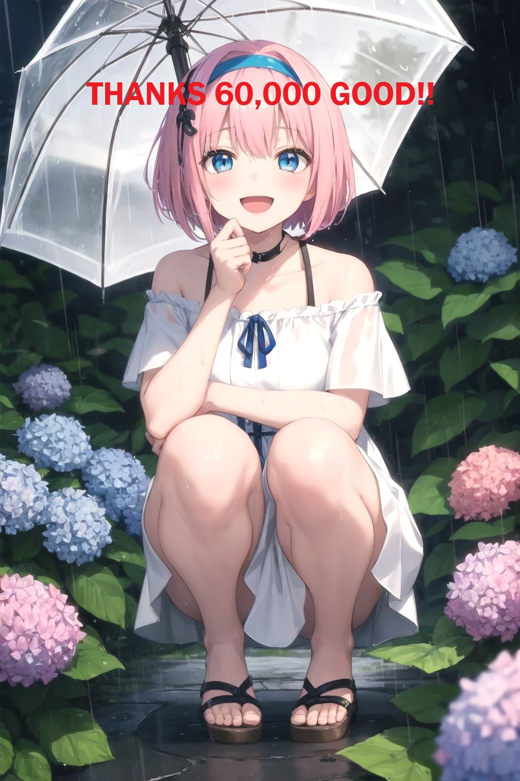 60,000いいね感謝をする中島