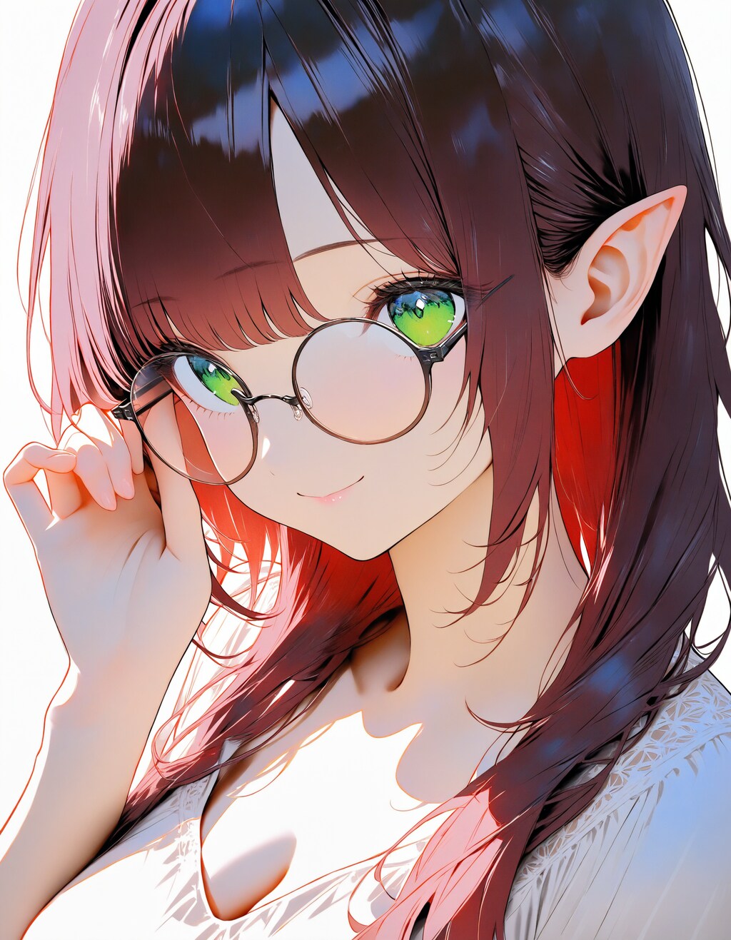 メガネでエルフな女の子XL