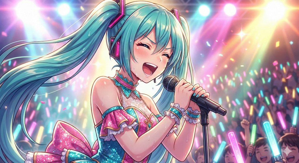 歌姫のスタンバイ　ミクさん、出番です！