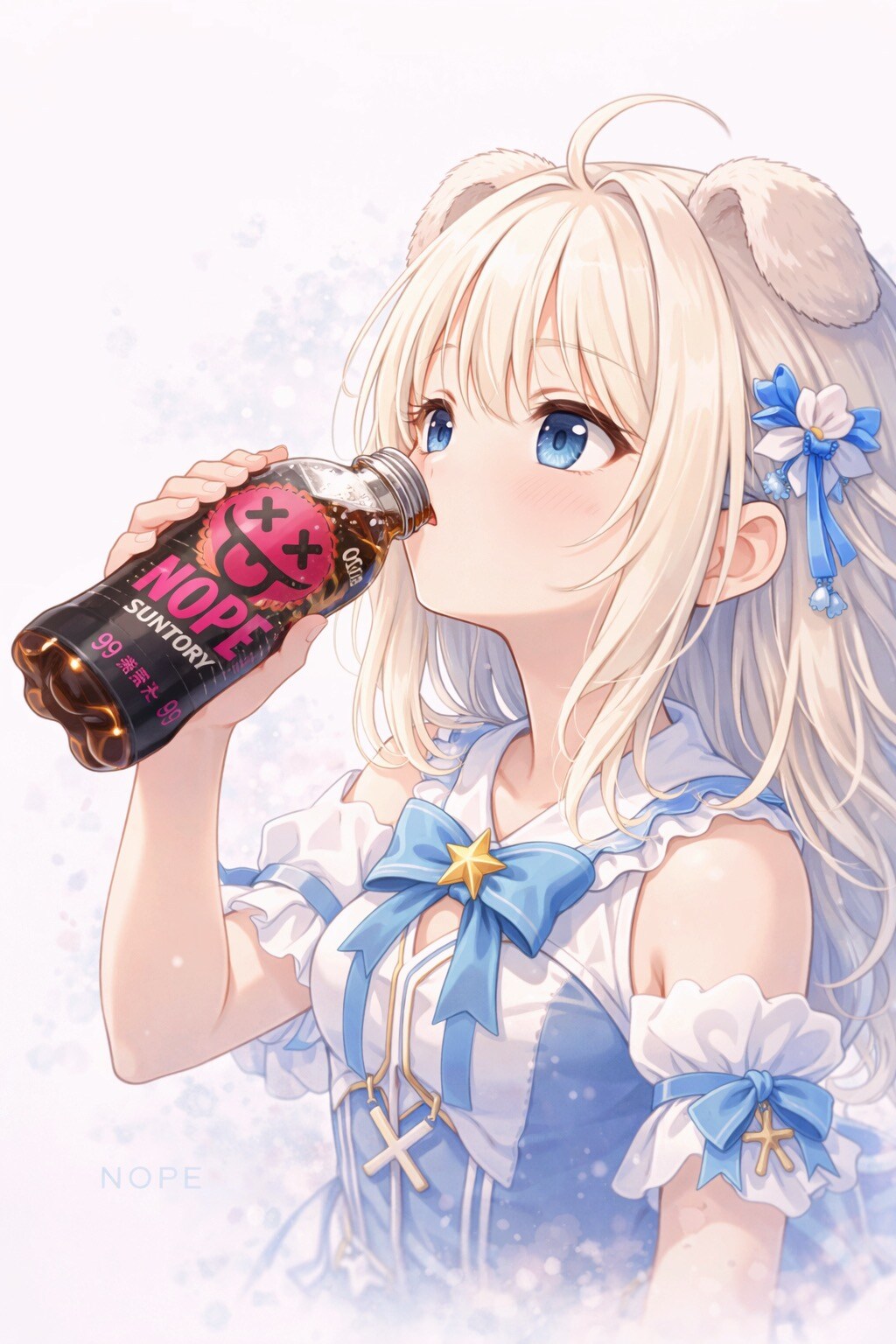 NOPEでひと息なホタテちゃん | の人気AIイラスト・グラビア