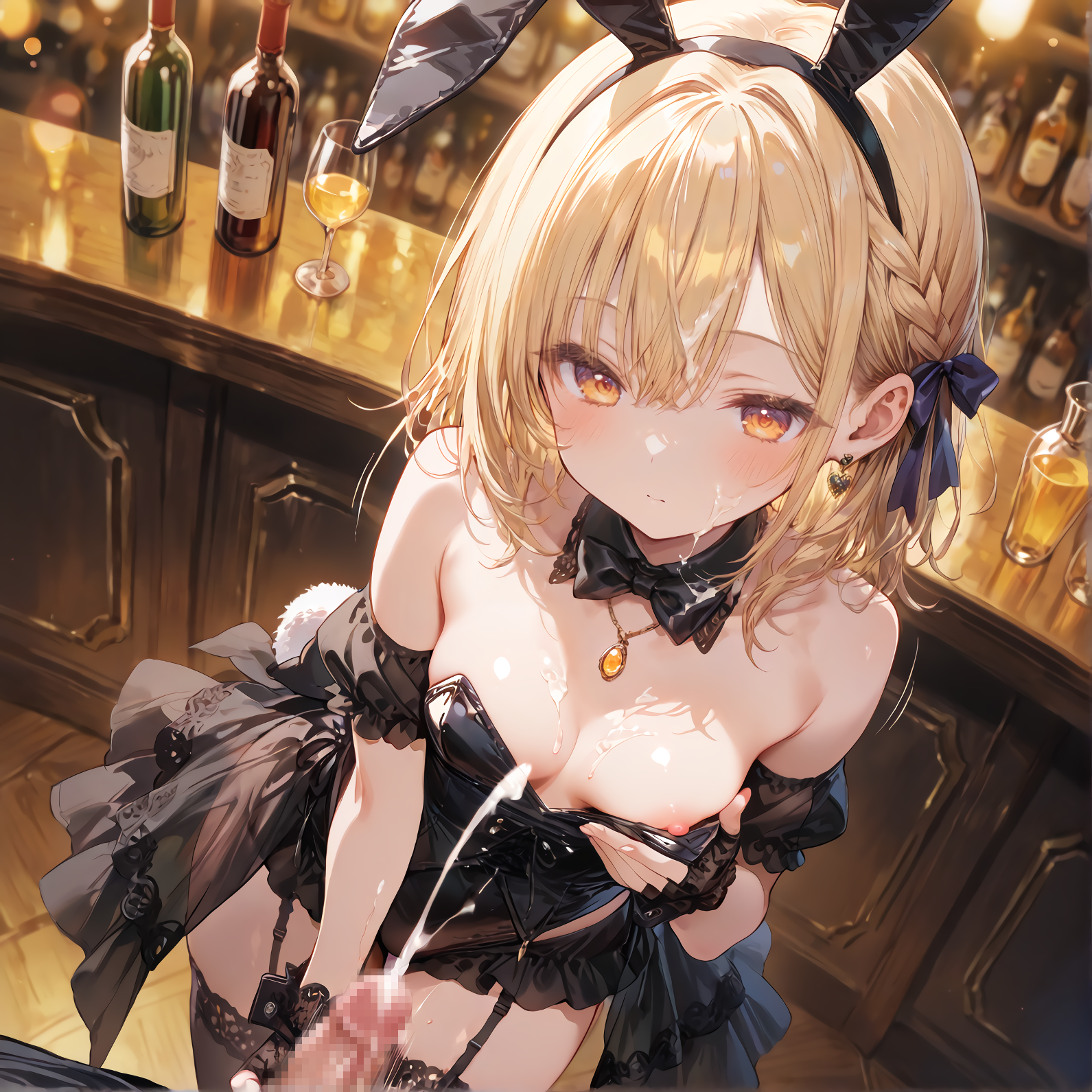 バニー手コキ
