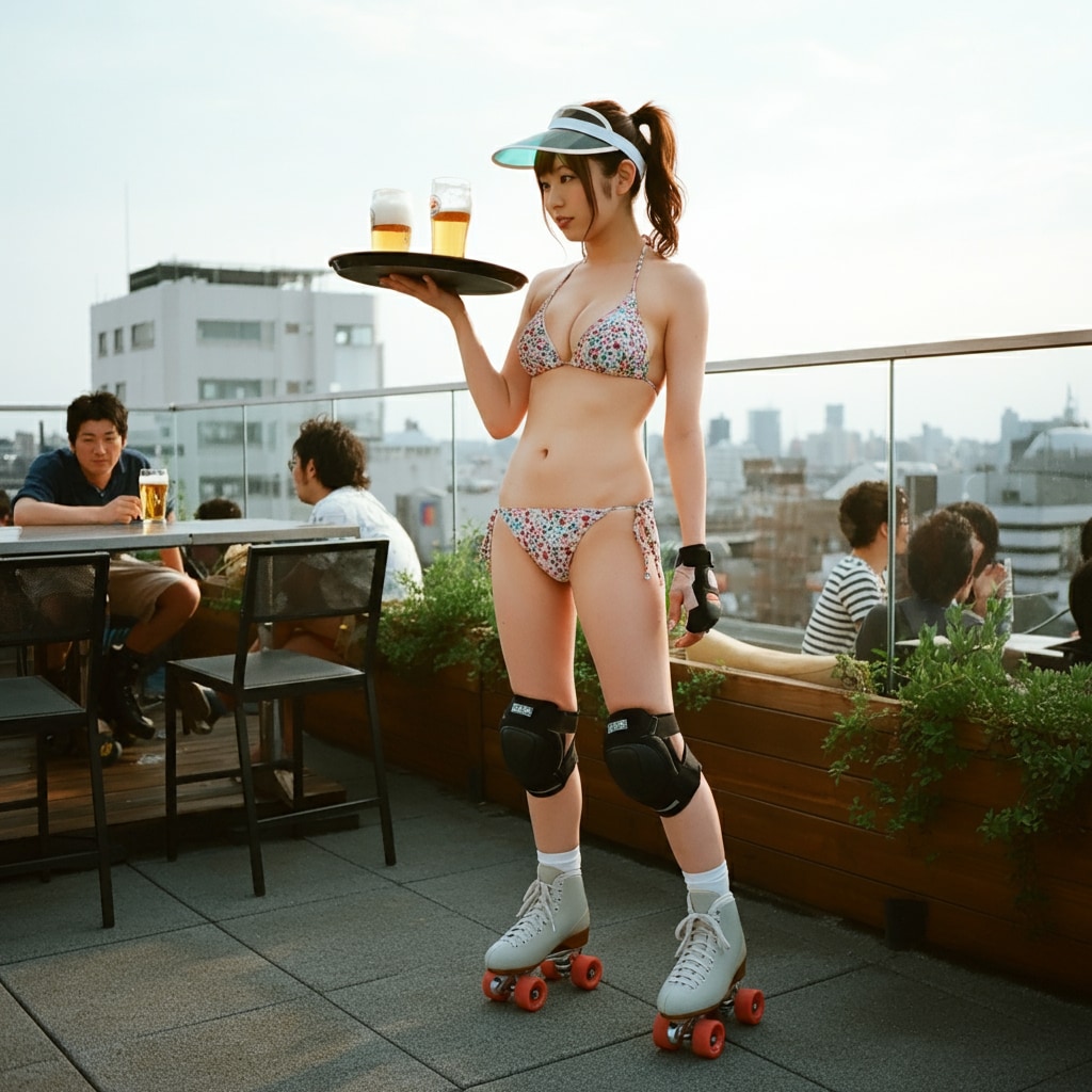 ビールの売り娘さん