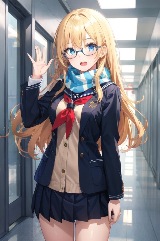 眼鏡マフラーさん