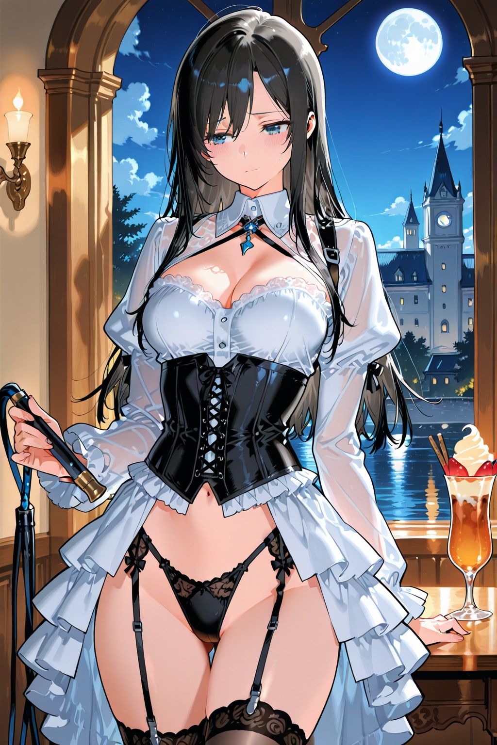 ボンデージ衣装の葵さん