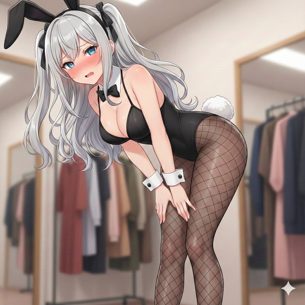 バニーガール　ーツインテールヘアースタイルー