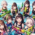 water gun Battle 2枚目